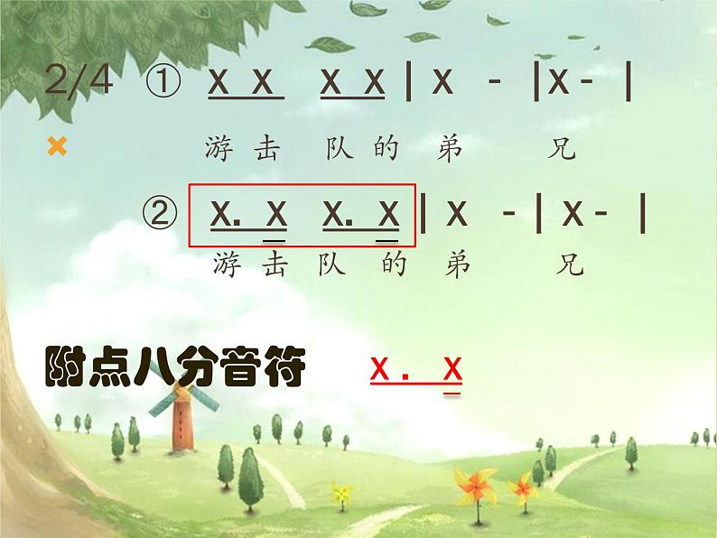 花城版小学音乐三年级下册7.1 歌曲 《游击军》课件(11张)04