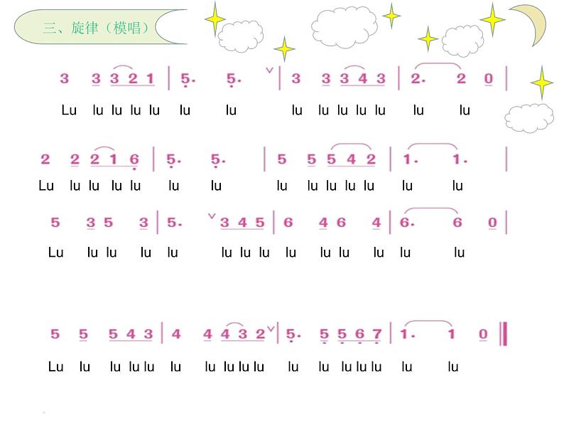 人教版新课标四年级上册音乐 第六单元 愉快的梦(1)(课件)第4页