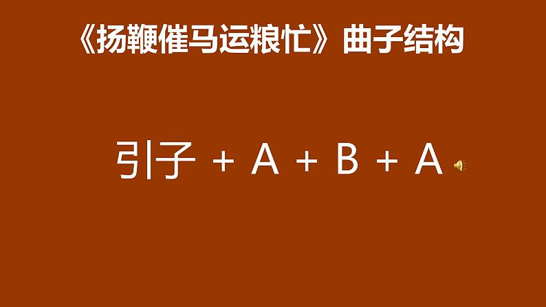 三年级音乐上册第4课扬鞭催马运粮忙课件2花城版03