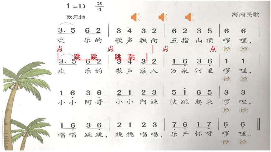 湘藝版 二年級上冊音樂 第七課 (集體舞)跳竹竿(課件)第5頁