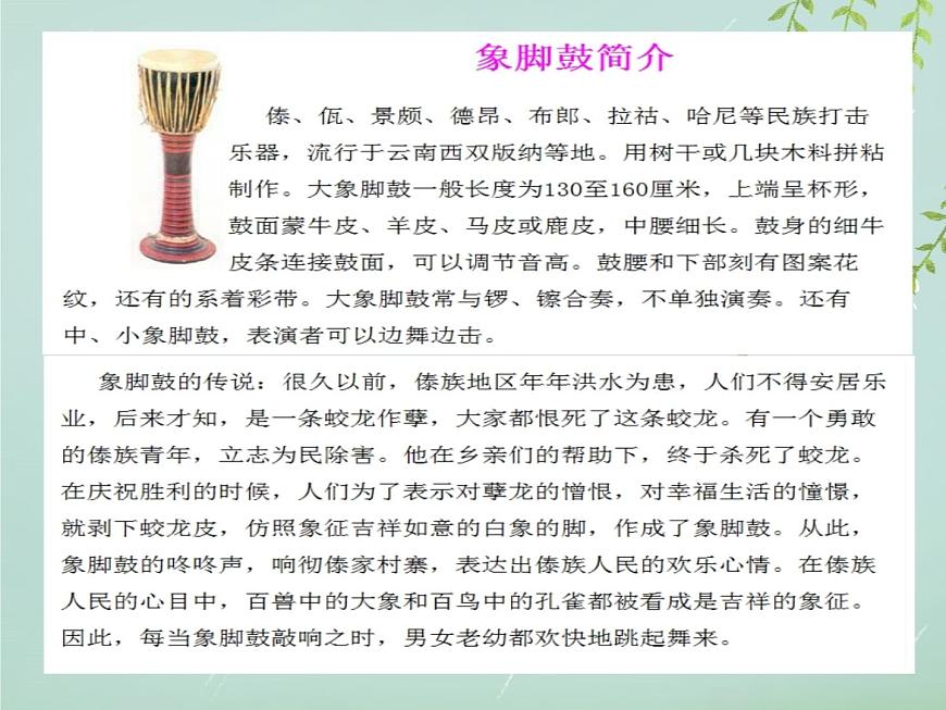 花城版小學音樂三年級上冊11.6 歌舞曲《金孔雀輕輕跳》課件(13張)第3頁