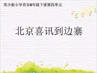 歡騰的邊寨  /  北京喜訊到邊塞課件PPT