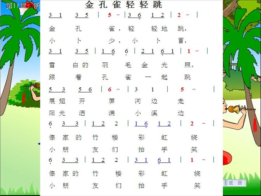 小學(xué)音樂歌舞曲《金孔雀輕輕跳》-課件-(2)PPT第6頁