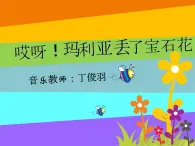 二年级下册音乐课件  （简谱） 歌曲《哎呀！玛丽亚丢了宝石花》 花城版  9张