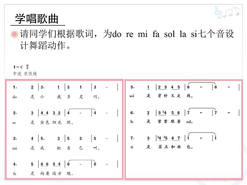 人教版小学三年级音乐哆来咪 课件 (3)07