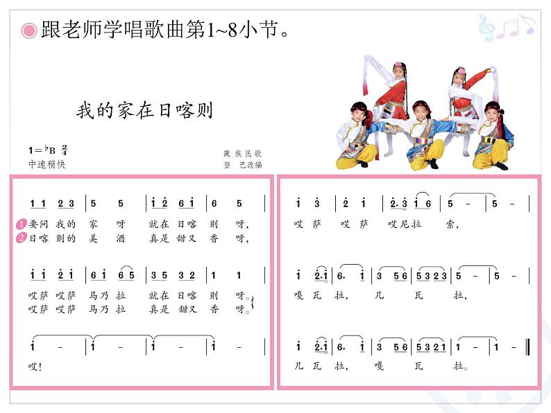 二年级下册音乐课件-第四单元 我的家在日喀则 人教版 (共14张PPT)05