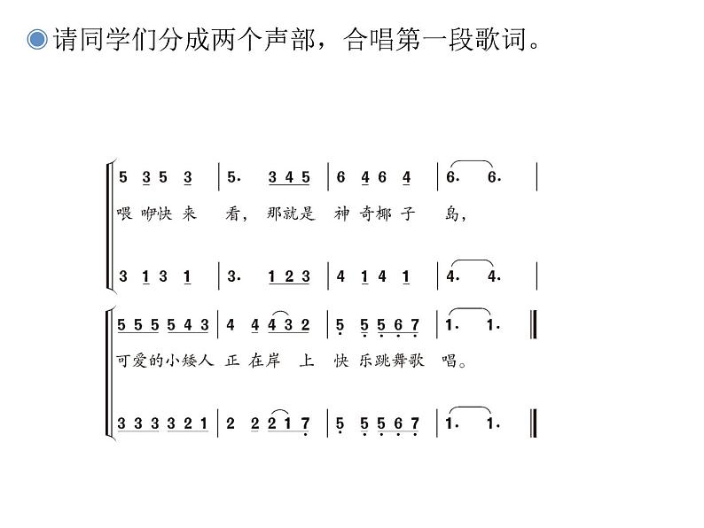 四年级上册音乐课件- 唱歌 愉快的梦 |人教版(2012) (共14张PPT)第8页