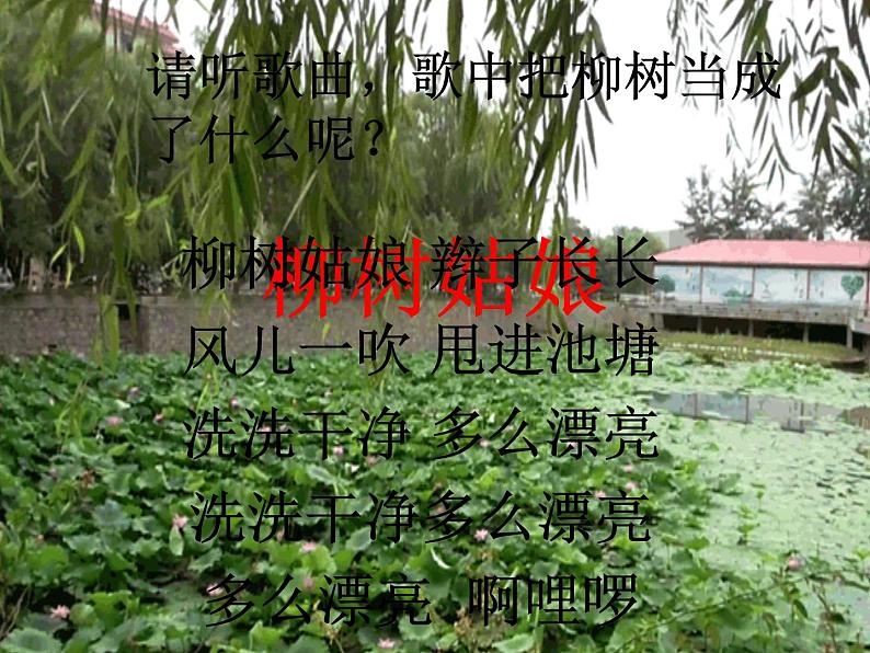 一年级下册音乐课件-2.4柳树姑娘 |人教新课标(2014秋) (共10张PPT)第3页