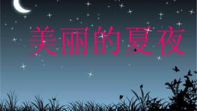 小学湘艺版第十一课美丽的夏夜备课课件ppt