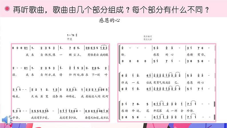 人教版音乐六年级下册 感恩的心 PPT课件+教案+音频04