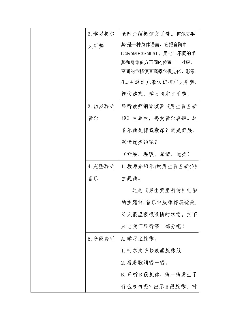 5.1.2《男生贾里新传》主题曲 教案第3页