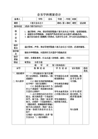 小學(xué)音樂人教版一年級下冊第二單元 春天來了欣賞 春天音樂會教案及反思
