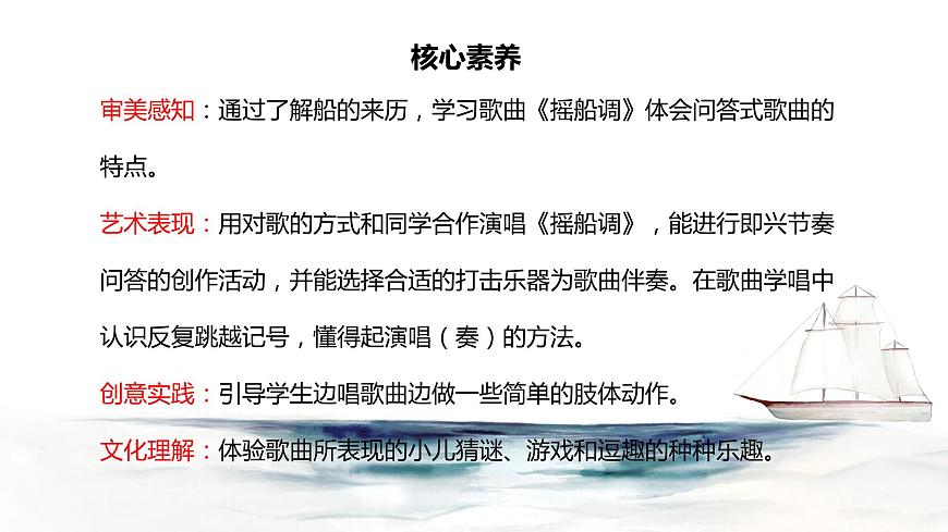 【核心素養(yǎng)目標】人音版（2012）音樂三下2.4 搖船調(diào)  課件第2頁