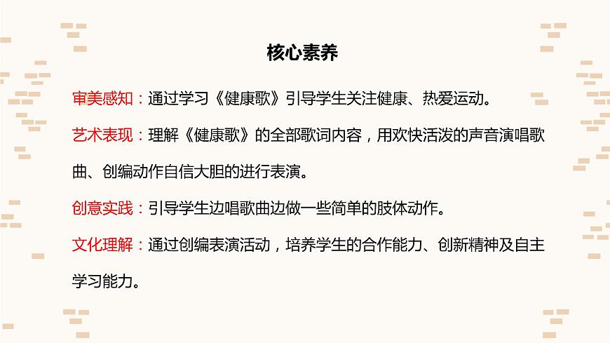 【核心素養(yǎng)目標(biāo)】人教版（2012）音樂二下2.1 健康歌 課件第2頁
