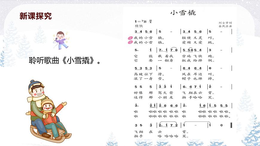 【核心素養(yǎng)目標(biāo)】人教版（2012）音樂二下2.2 小雪橇 課件第8頁