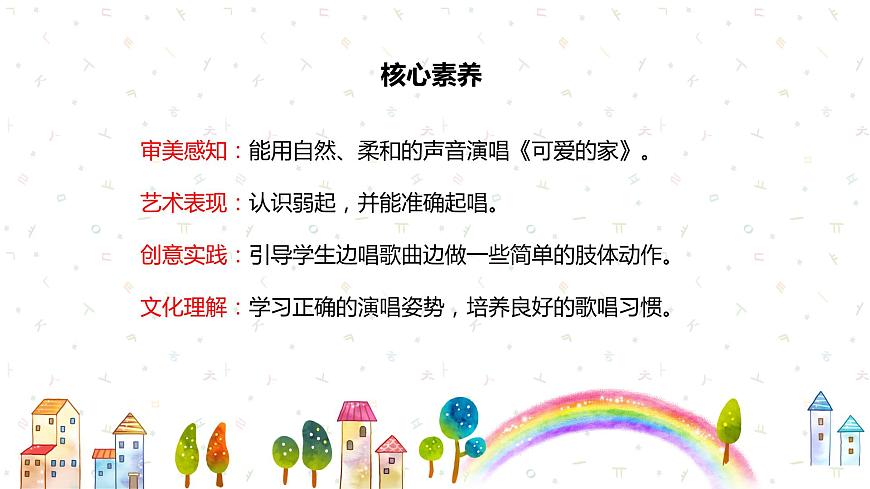【核心素養(yǎng)目標(biāo)】人教版（2012）音樂(lè)三下2.1 可愛(ài)的家 課件第2頁(yè)