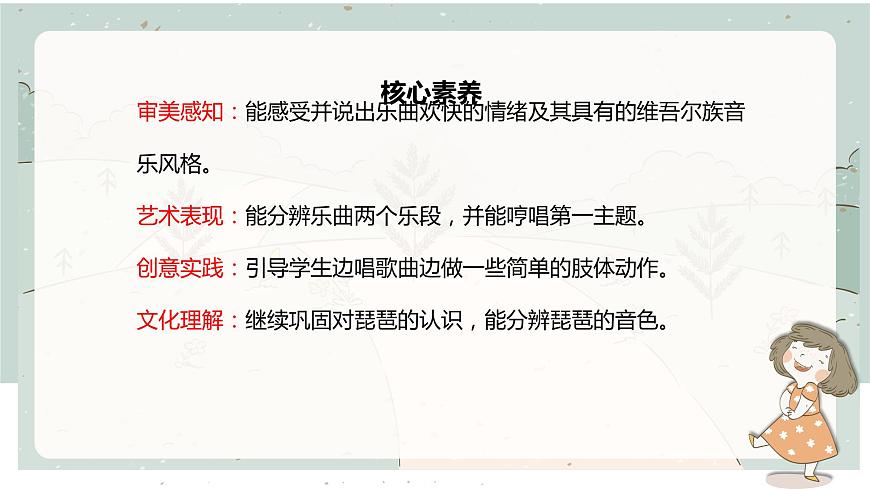 【核心素養(yǎng)目標】人教版（2012）音樂四下2.3 天山之春 課件第2頁