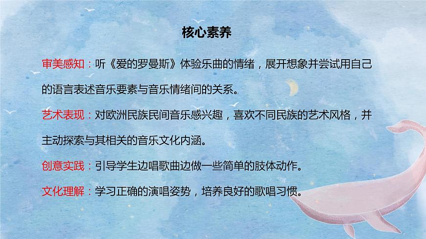 【核心素養(yǎng)目標(biāo)】人教版音樂六下1.6 愛的羅曼斯 課件第2頁(yè)