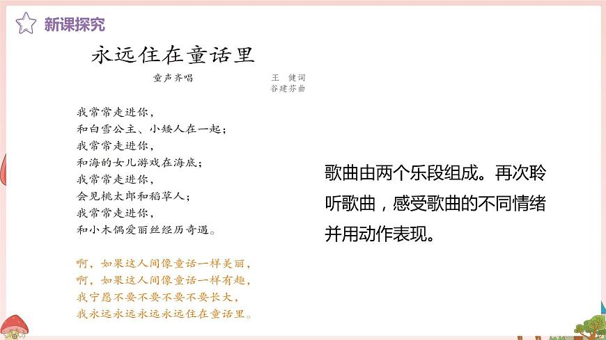 【核心素養(yǎng)目標(biāo)】人教版（2012）音樂(lè)二年級(jí)上1.2 永遠(yuǎn)住在童話里 課件第8頁(yè)
