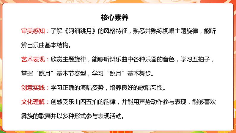 【核心素养目标】人教版(2012)音乐三年级上5.4 阿细跳月 课件+教学设计+素材02