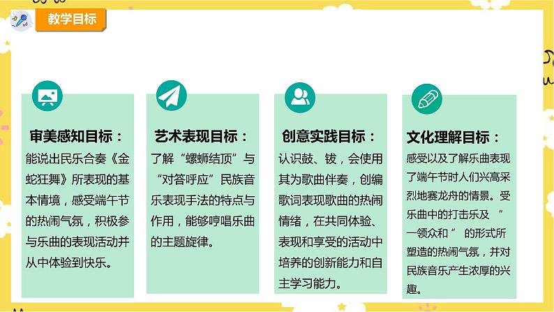 【人教版】四上音乐 第五单元第二课时《金蛇狂舞》课件+教案+音视频素材02