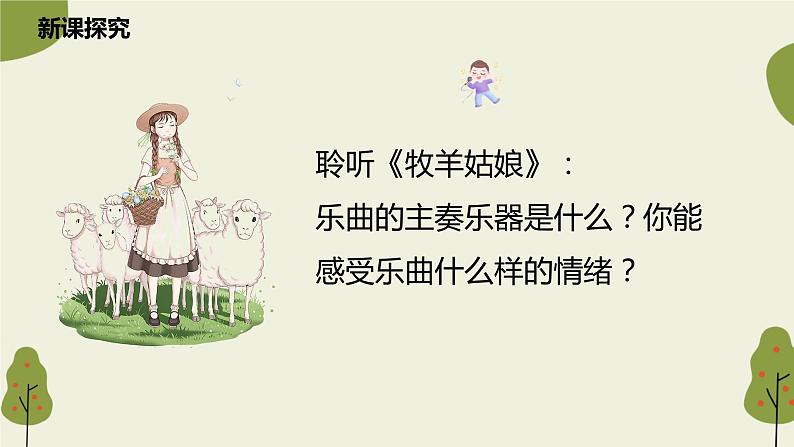 【核心素养目标】人教版(2012)音乐四年级上4.5 牧羊姑娘 课件+教学设计+素材07