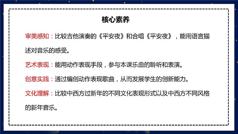 【核心素养目标】人教版(2012)音乐五年级上6.1 平安夜 课件第2页
