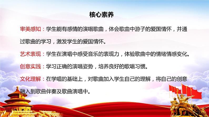 【核心素养目标】人教版(2012)音乐六年级上1.1 我的中国心 课件第2页