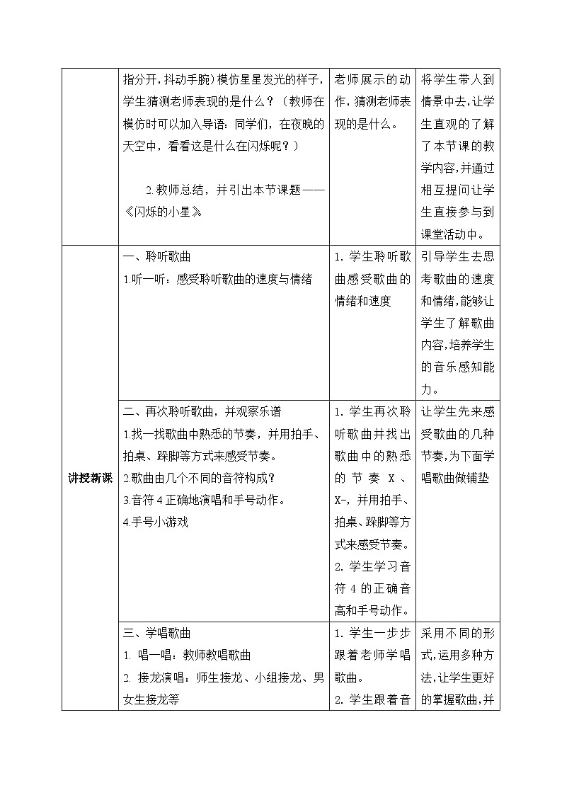 【核心素养目标】花城版音乐二年级上《闪烁的小星》课件+教案+音频(含教学反思)02