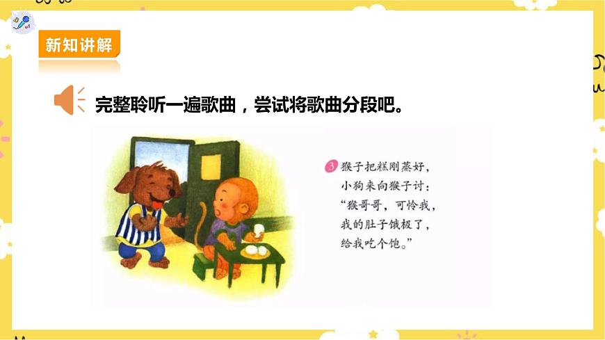 人教版二上第三課第5課時(shí)歌表演《猴子蒸糕》課件第8頁(yè)