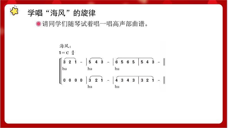 人教版音乐四年级上册活动 《捕鱼归来》(简谱)课件第3页