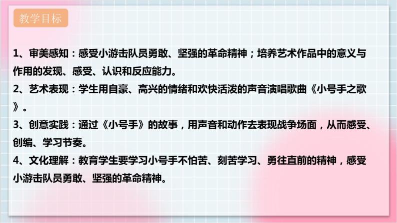 【核心素养】人教版音乐三年级上册3.2唱歌《小号手之歌》课件+教案+素材02