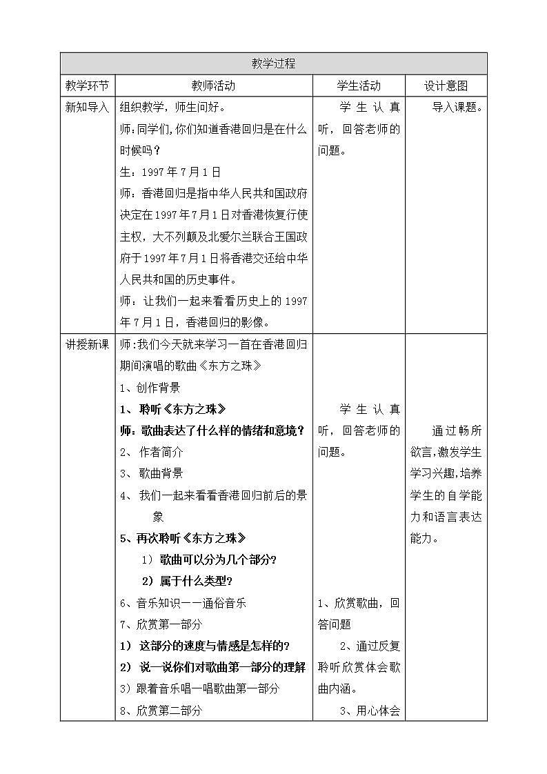 【核心素养】人教版音乐六年级上册1.3《东方之珠》课件+教案+音视频素材02
