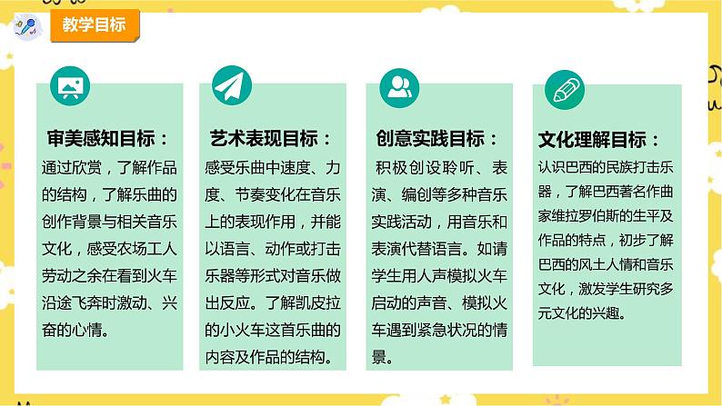 【人教版】四下音乐 第四单元第四课时《凯皮拉的小火车》课件+教案+音视频素材02