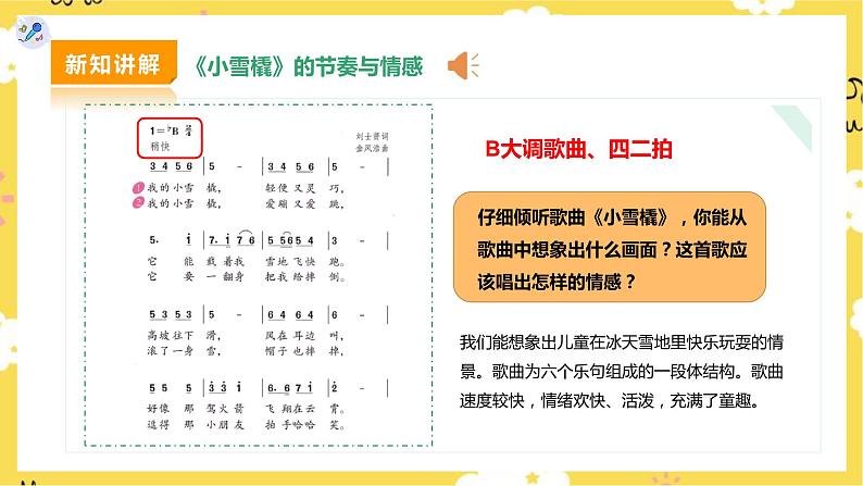 【人教版】二下音乐 第二单元第二课时《小雪橇》课件+教案+素材07
