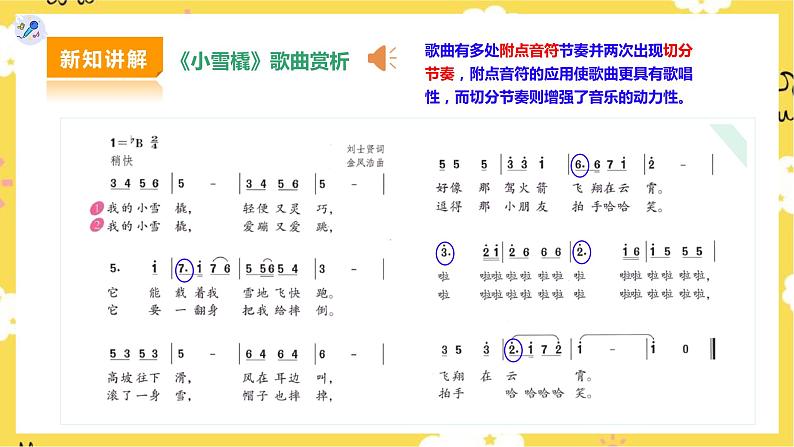 【人教版】二下音乐 第二单元第二课时《小雪橇》课件+教案+素材08