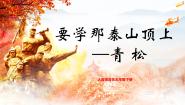 小学音乐人音版五年级下册要学那泰山顶上一青松公开课教学ppt课件