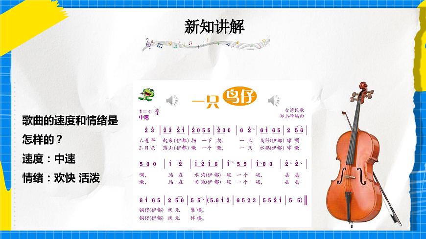 人音版音樂(lè)三年級(jí)下冊(cè)第二單元第二課《一只鳥(niǎo)仔》課件第4頁(yè)