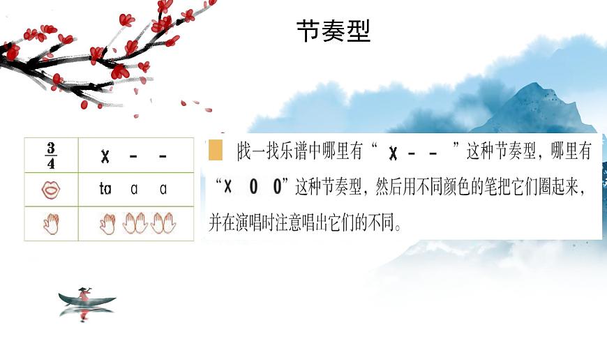 花城版音樂4上第四課《認知音的時值（三）》課件第7頁