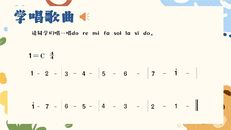 人教版-三年级音乐上册1哆来咪 课件05