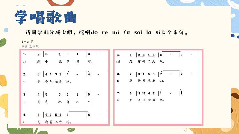 人教版-三年级音乐上册1哆来咪 课件08