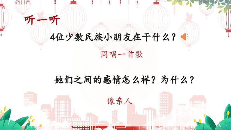 人音版一年级上册音乐课件第三单元祖国您好《同唱一首歌》 PPT课件【内含音频+教案】05