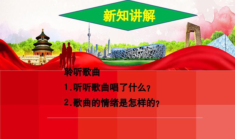 【人音版】一上音乐 第二单元《祖国妈妈您好》教案+课件+素材07