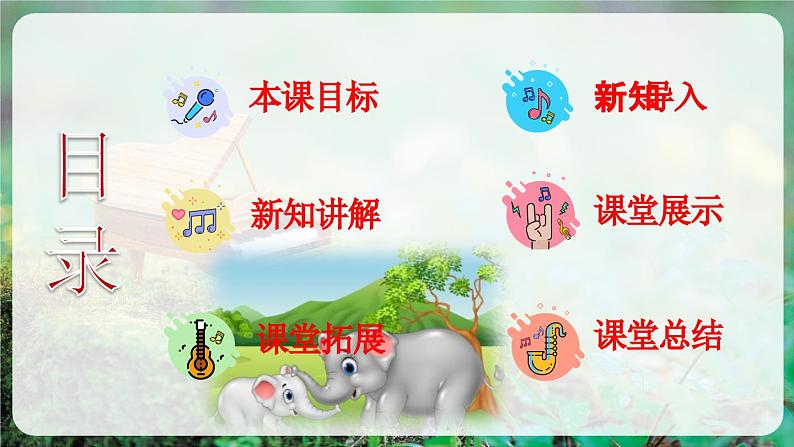 【人音版】一上音乐 第四单元《聆听 大象》教案+课件+素材02