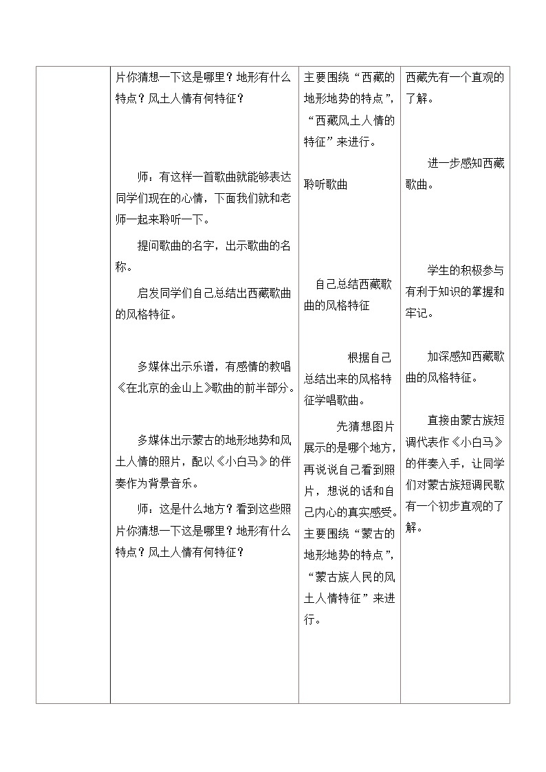 《心中的赞歌唱给您》教学设计第2页
