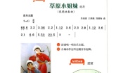 小学音乐湘艺版四年级上册草原小姐妹教学设计及反思
