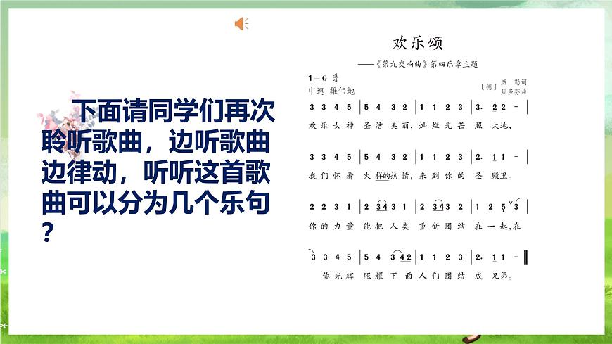 人教版音樂六年級下冊第一單元《歡樂頌》-課件第6頁