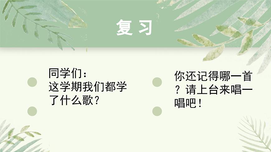 人教版小學(xué)音樂4下《久不唱歌忘記歌》課件第2頁