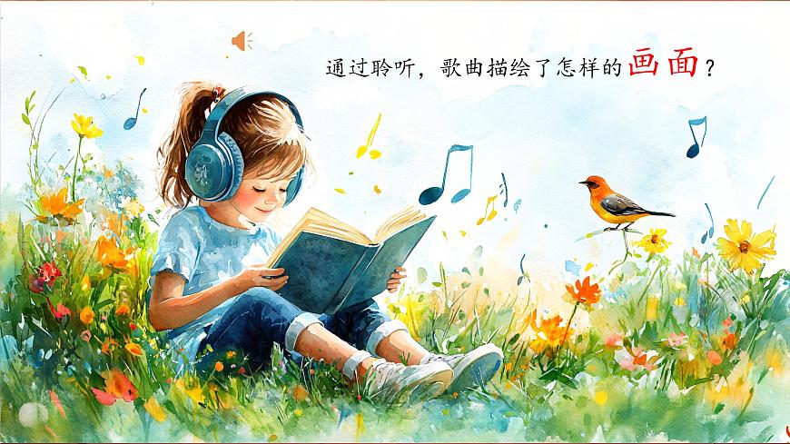 【新版教材】人音版音樂一年級下冊-《春曉》課件第8頁