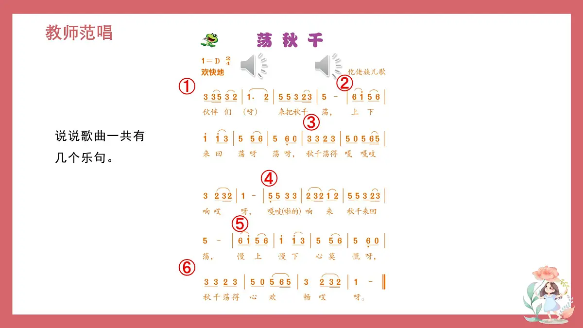 人音版小学音乐 四上第5课《荡秋千》课件第6页